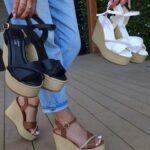 Frontal Illuminated Line Heel